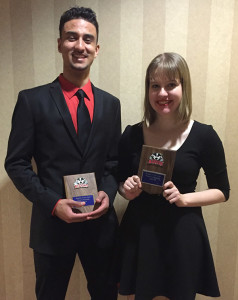 Logan Wilford and Elizabeth Aaltonen Rookie of the Year