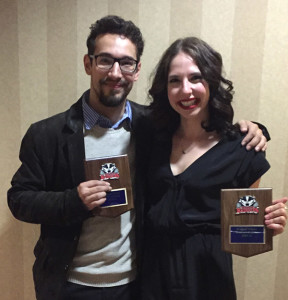 Alecs Tudor and Hannah Pass - Douglas Award Winners